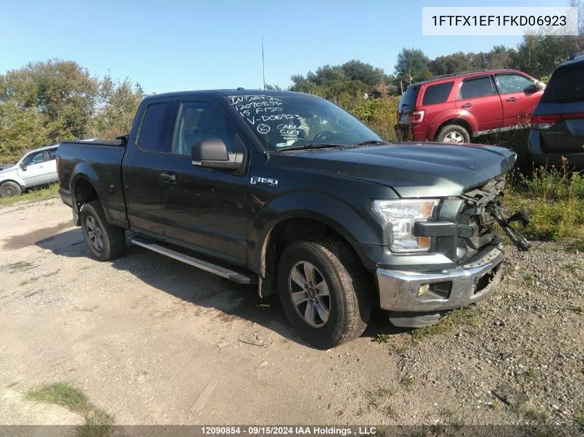 1FTFX1EF1FKD06923 2015 Ford F150 Super Cab