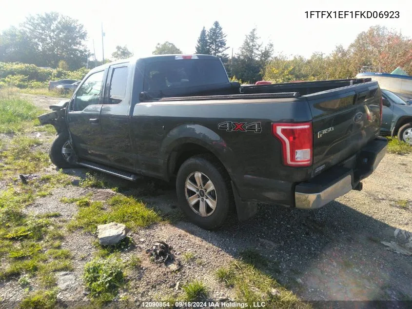 1FTFX1EF1FKD06923 2015 Ford F150 Super Cab