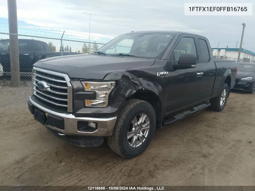 2015 Ford F150 Super Cab VIN: 1FTFX1EF0FFB16765 Lot: 12116856