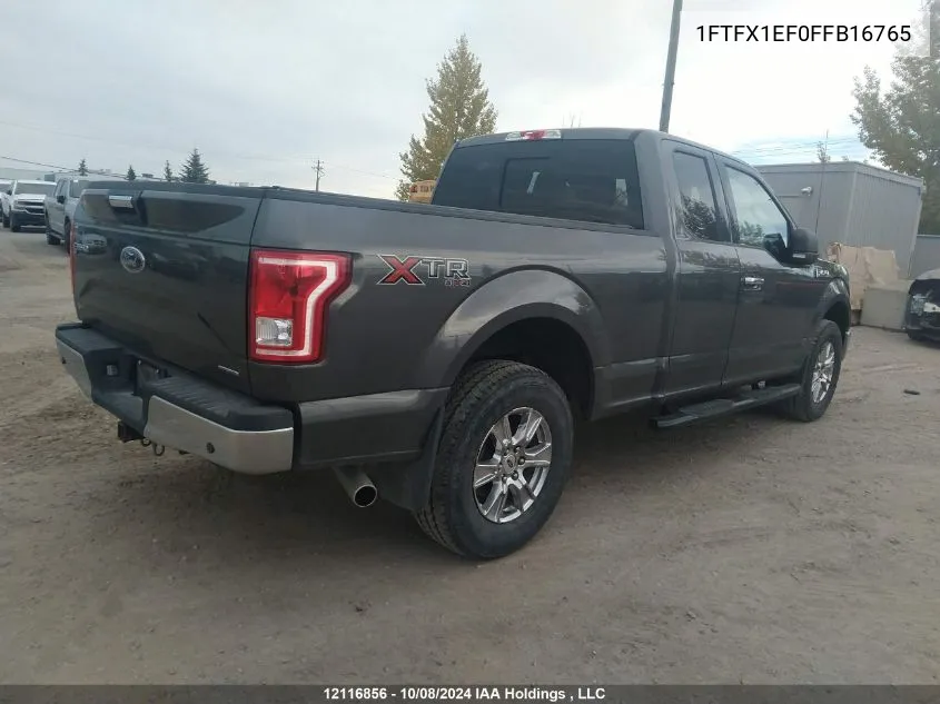 1FTFX1EF0FFB16765 2015 Ford F150 Super Cab