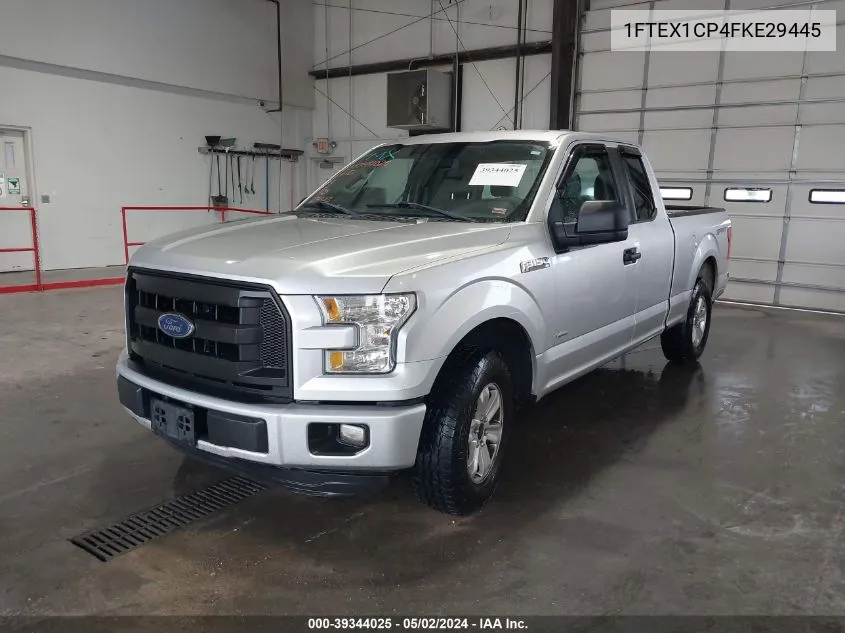 2015 Ford F-150 Xl VIN: 1FTEX1CP4FKE29445 Lot: 39344025