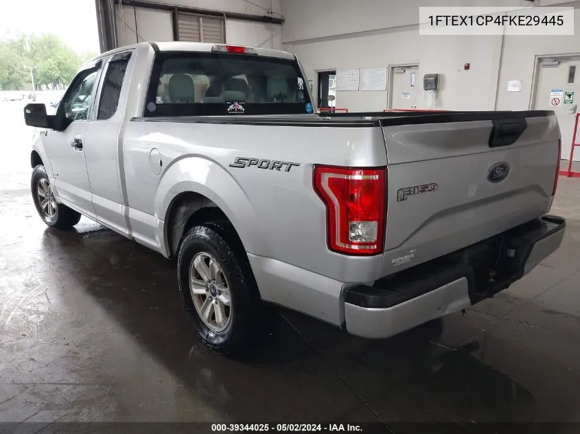 2015 Ford F-150 Xl VIN: 1FTEX1CP4FKE29445 Lot: 39344025