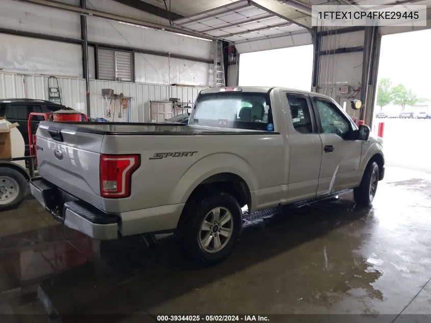 2015 Ford F-150 Xl VIN: 1FTEX1CP4FKE29445 Lot: 39344025