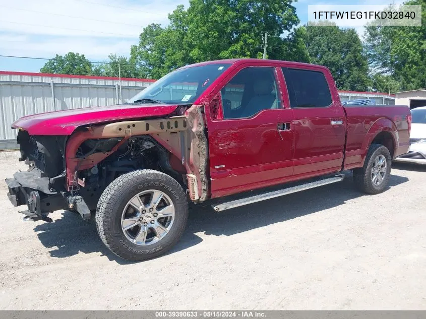 1FTFW1EG1FKD32840 2015 Ford F-150 Xlt