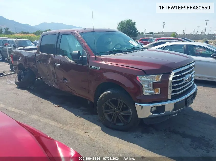 1FTFW1EF9FFA80559 2015 Ford F-150 Xlt