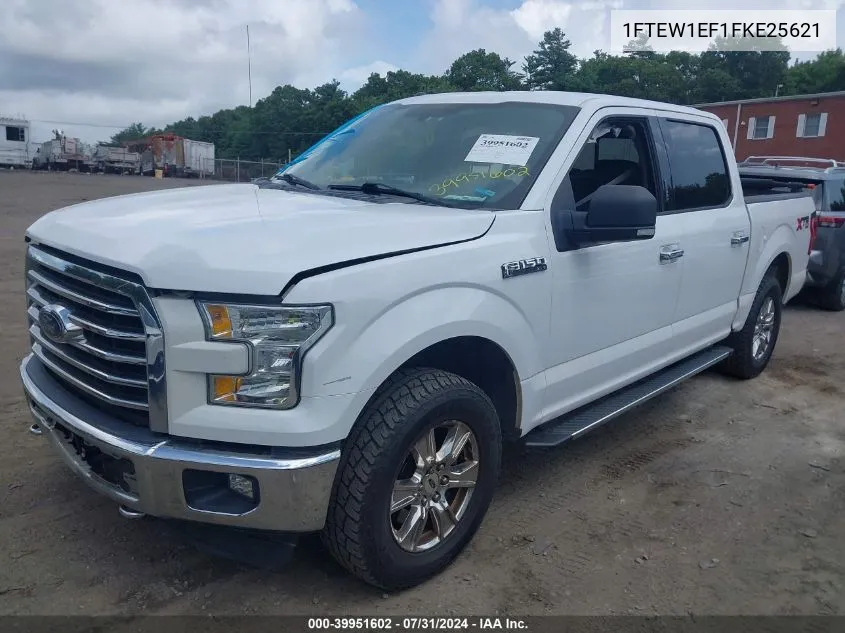 2015 Ford F-150 Xlt VIN: 1FTEW1EF1FKE25621 Lot: 39951602