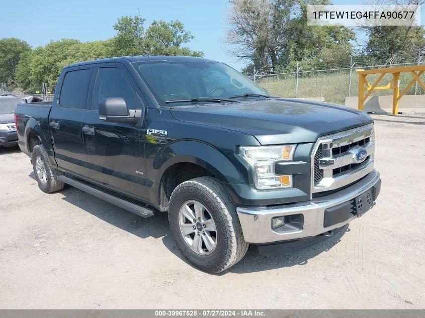 2015 Ford F-150 Xlt VIN: 1FTEW1EG4FFA90677 Lot: 39967528