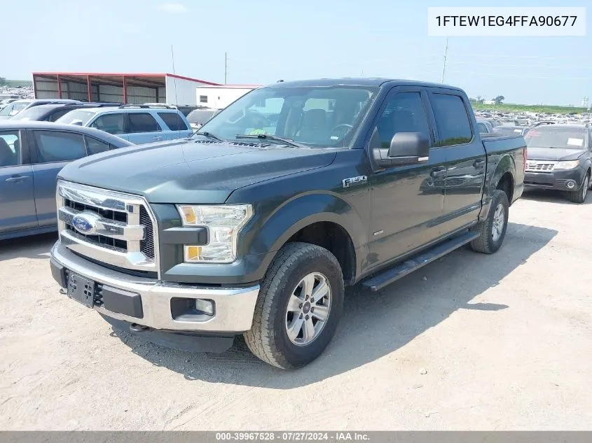 2015 Ford F-150 Xlt VIN: 1FTEW1EG4FFA90677 Lot: 39967528