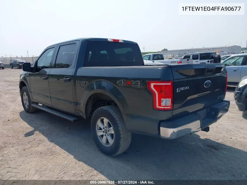 1FTEW1EG4FFA90677 2015 Ford F-150 Xlt