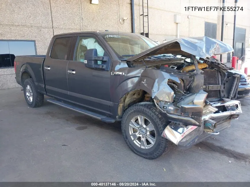 1FTFW1EF7FKE55274 2015 Ford F-150 Xlt