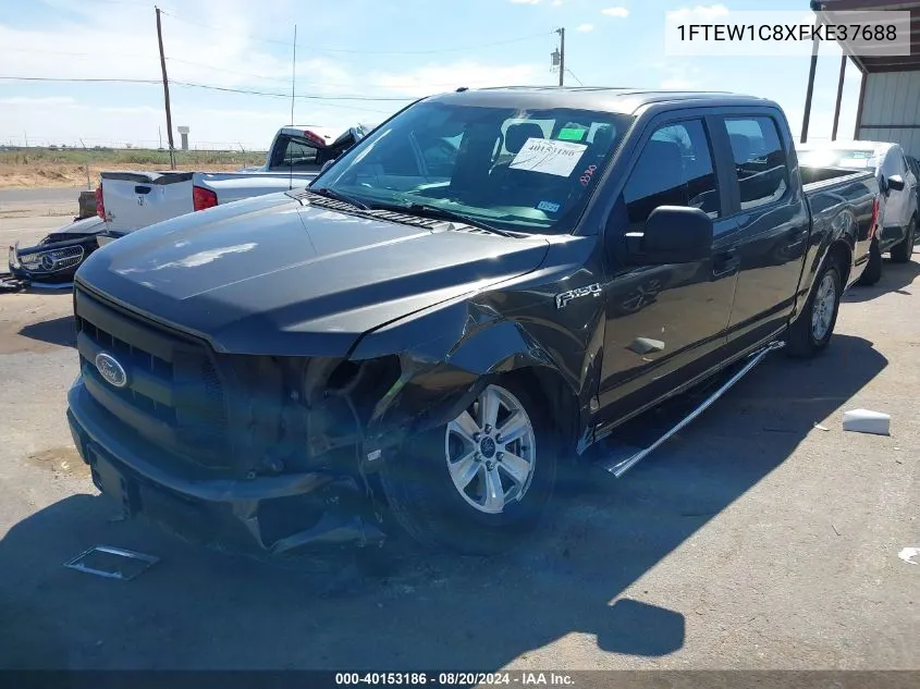 1FTEW1C8XFKE37688 2015 Ford F150 Supercrew