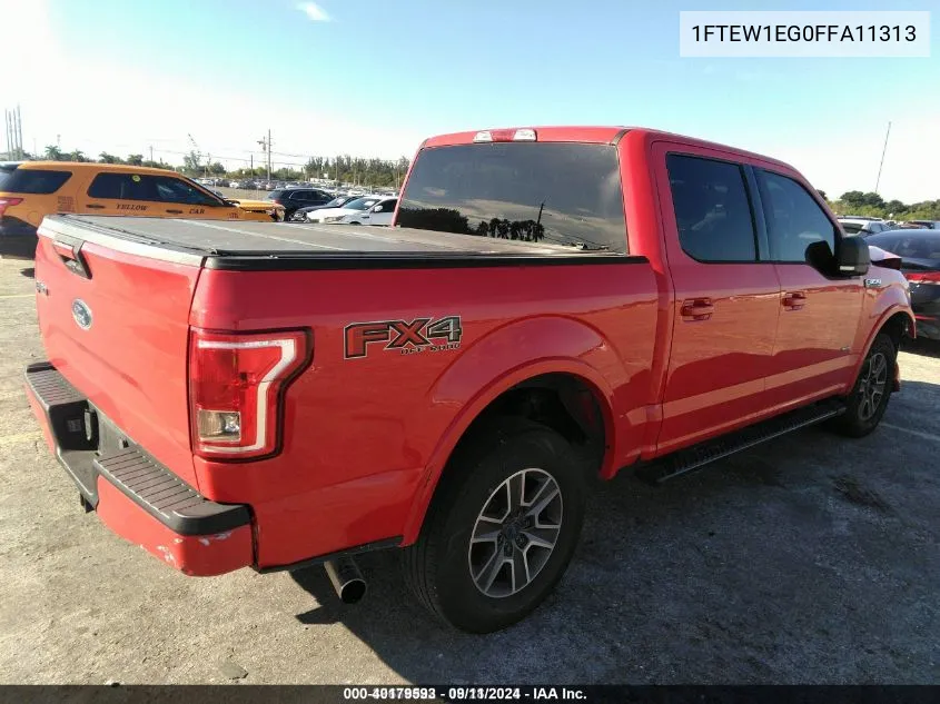 2015 Ford F-150 Xlt VIN: 1FTEW1EG0FFA11313 Lot: 40179593