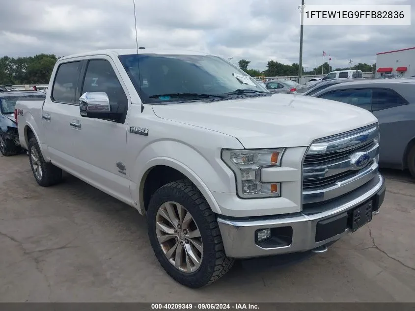 2015 Ford F-150 King Ranch VIN: 1FTEW1EG9FFB82836 Lot: 40209349