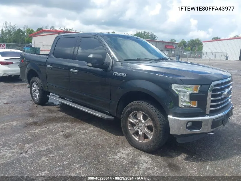 2015 Ford F-150 Xlt VIN: 1FTEW1E80FFA43977 Lot: 40226614