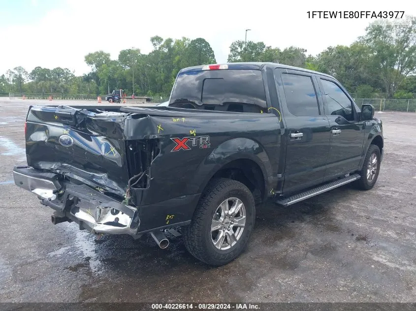 1FTEW1E80FFA43977 2015 Ford F-150 Xlt