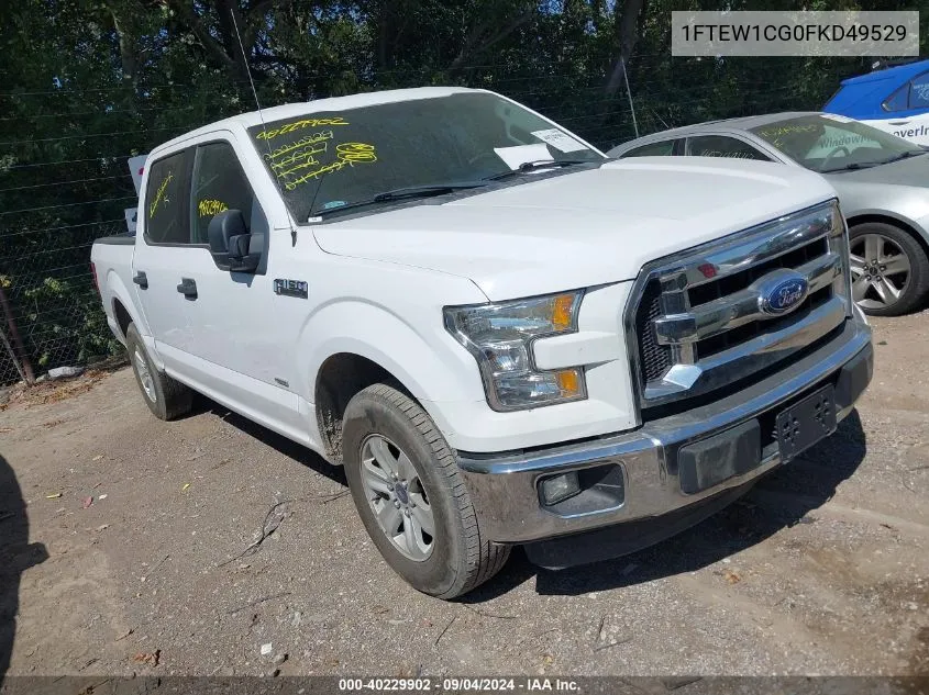 1FTEW1CG0FKD49529 2015 Ford F-150 Supercrew