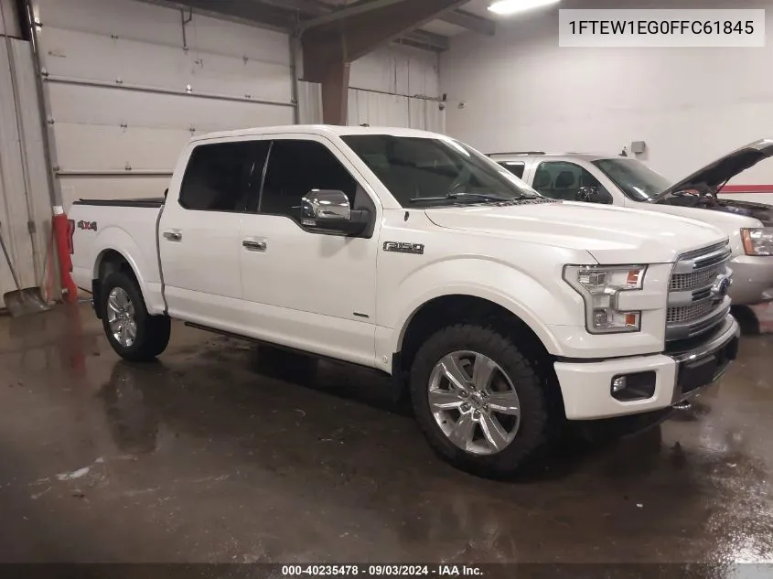 1FTEW1EG0FFC61845 2015 Ford F-150 Platinum