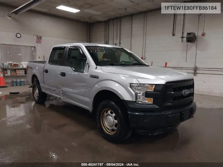 2015 Ford F-150 Xl VIN: 1FTEW1E80FFB86184 Lot: 40241787