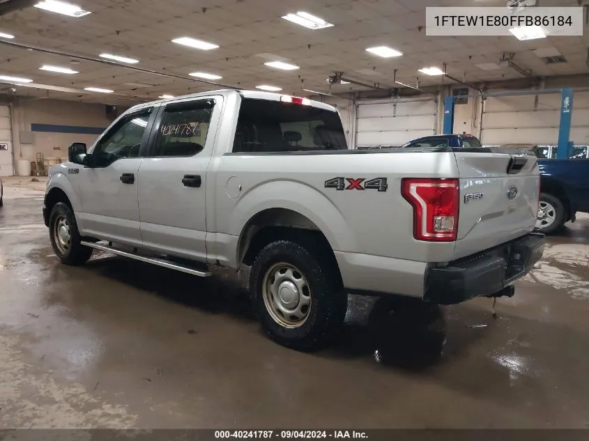 1FTEW1E80FFB86184 2015 Ford F-150 Xl