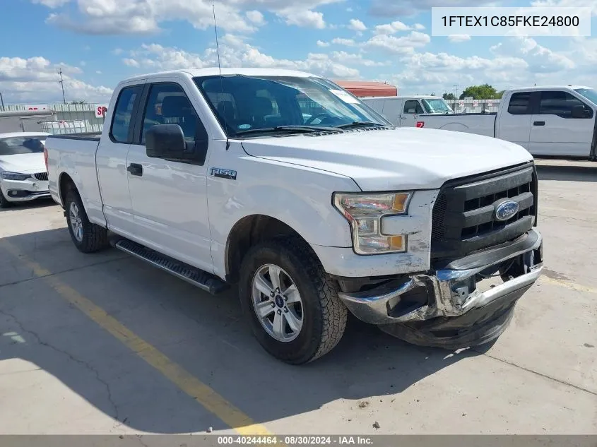 2015 Ford F-150 Xl VIN: 1FTEX1C85FKE24800 Lot: 40244464