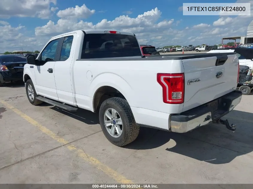 2015 Ford F-150 Xl VIN: 1FTEX1C85FKE24800 Lot: 40244464