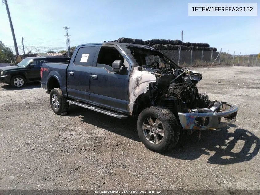 1FTEW1EF9FFA32152 2015 Ford F-150 Lariat