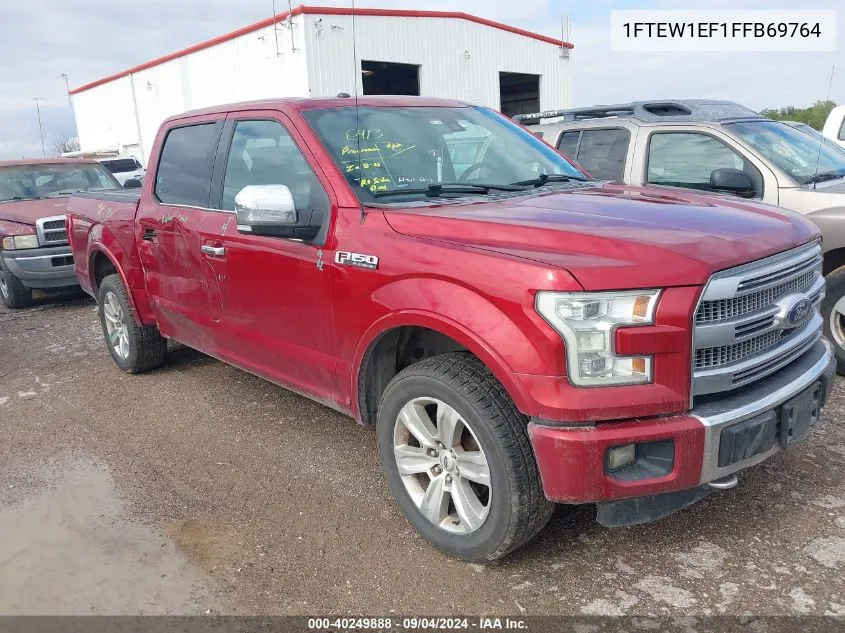 1FTEW1EF1FFB69764 2015 Ford F-150 Supercrew