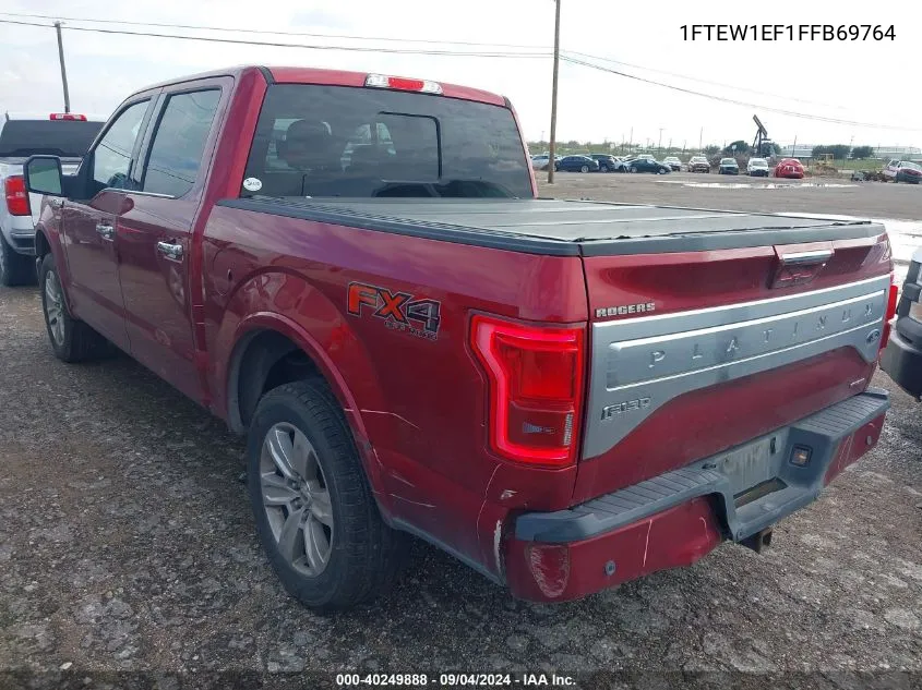 1FTEW1EF1FFB69764 2015 Ford F-150 Supercrew