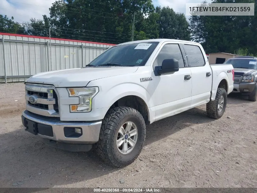 1FTEW1E84FKD21559 2015 Ford F-150 Xlt