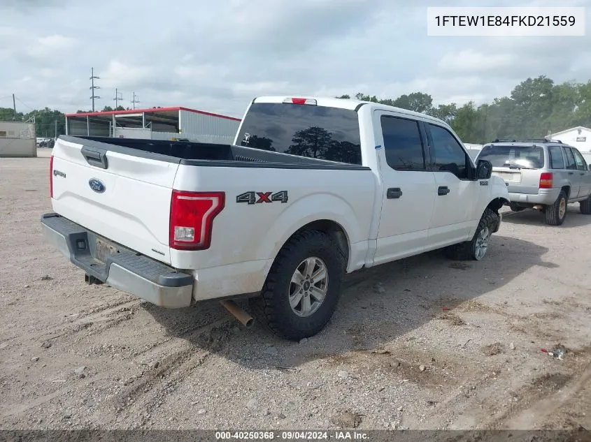 1FTEW1E84FKD21559 2015 Ford F-150 Xlt