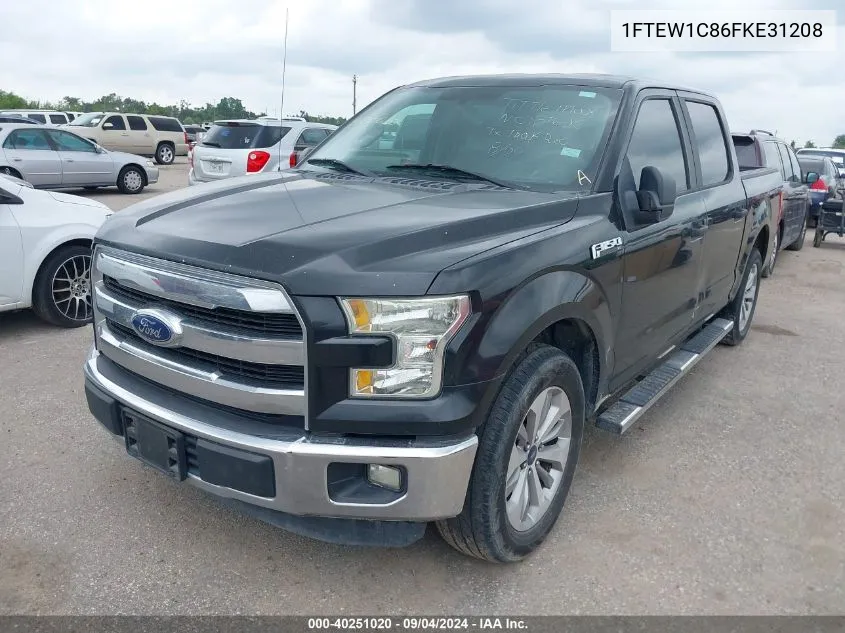 2015 Ford F-150 Xl VIN: 1FTEW1C86FKE31208 Lot: 40251020