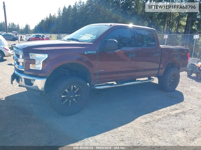 2015 Ford F-150 Xlt VIN: 1FTEW1EP1FFA68796 Lot: 40258332