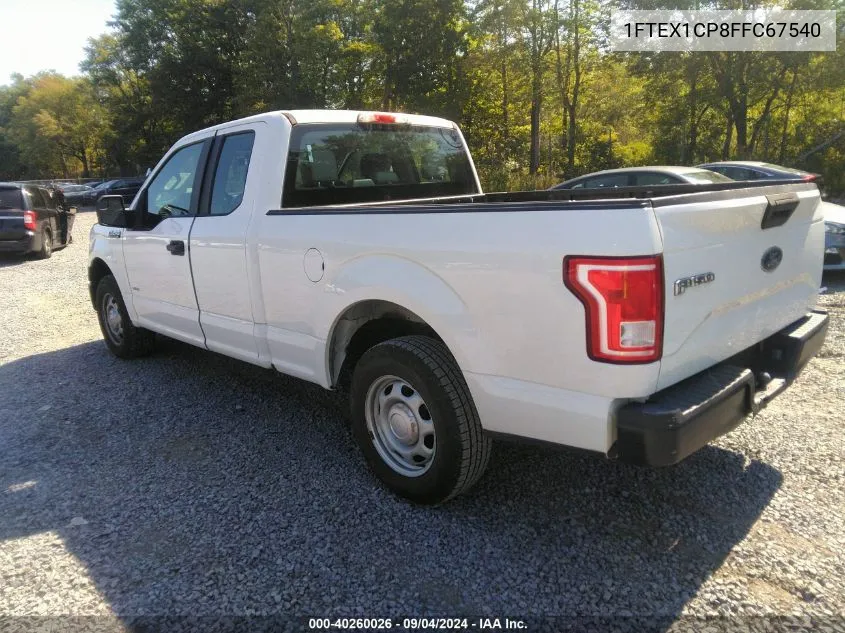 1FTEX1CP8FFC67540 2015 Ford F-150 Xl