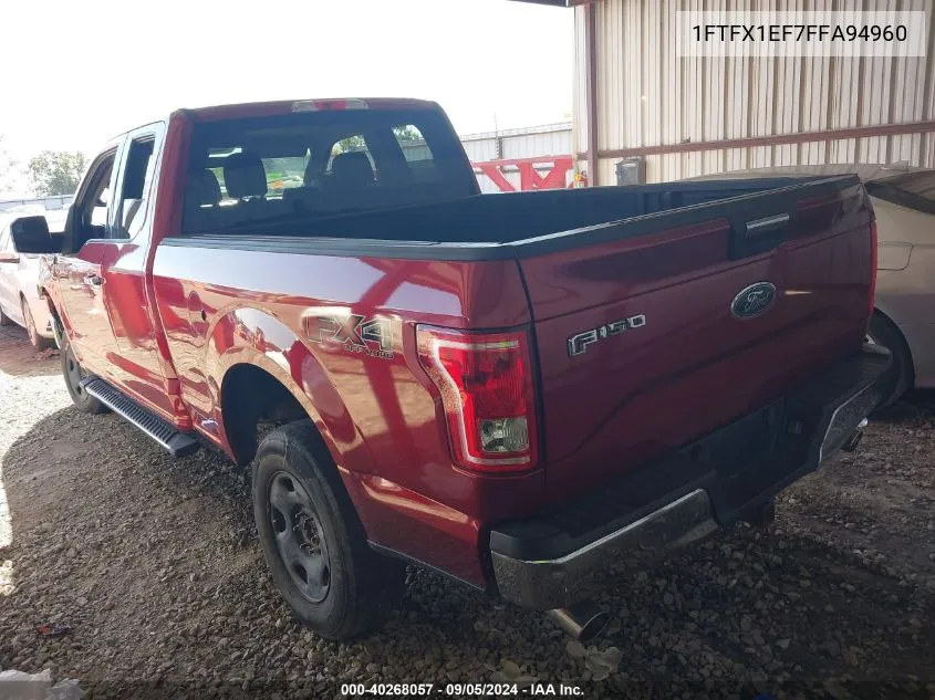 1FTFX1EF7FFA94960 2015 Ford F-150 Super Cab