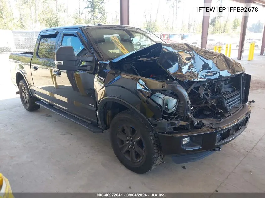 1FTEW1EP1FFB92678 2015 Ford F-150 Xlt