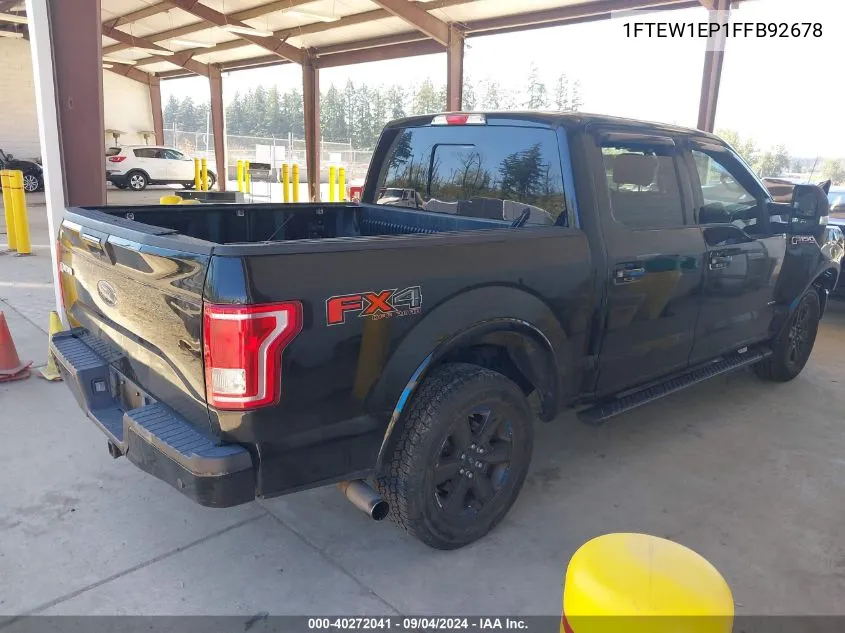 1FTEW1EP1FFB92678 2015 Ford F-150 Xlt