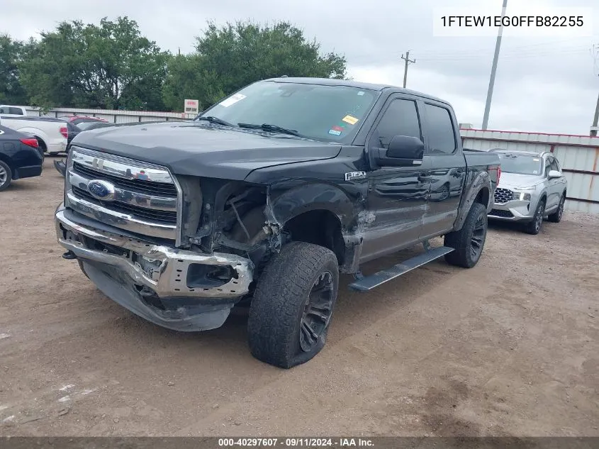 1FTEW1EG0FFB82255 2015 Ford F-150 Supercrew