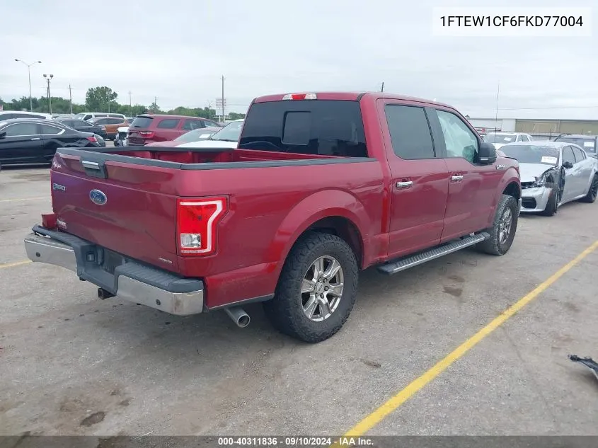 1FTEW1CF6FKD77004 2015 Ford F150 Supercrew