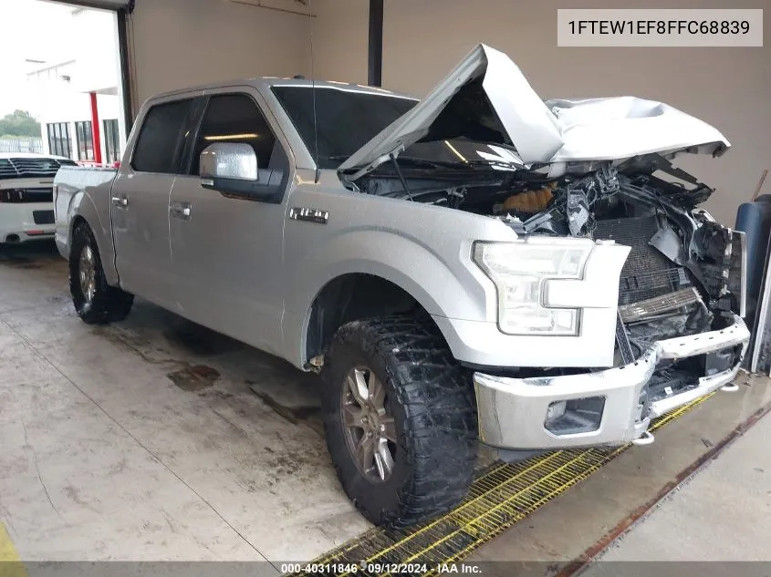 1FTEW1EF8FFC68839 2015 Ford F150 Supercrew