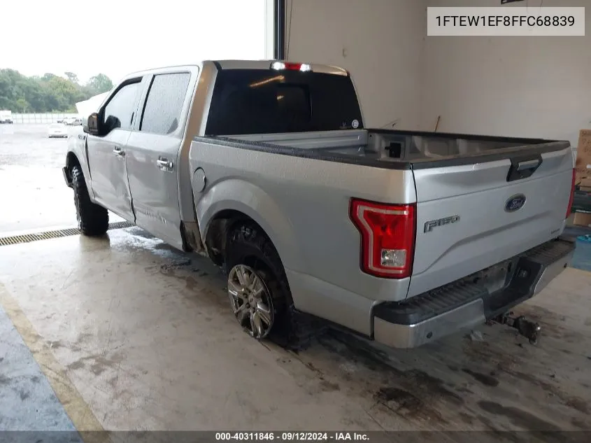 1FTEW1EF8FFC68839 2015 Ford F150 Supercrew