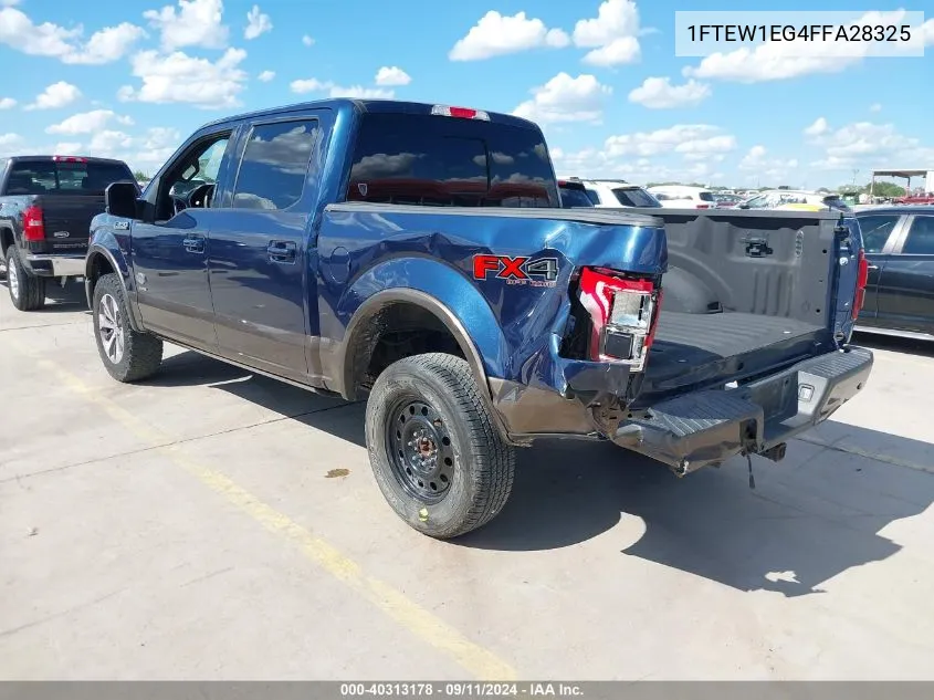 1FTEW1EG4FFA28325 2015 Ford F-150 King Ranch