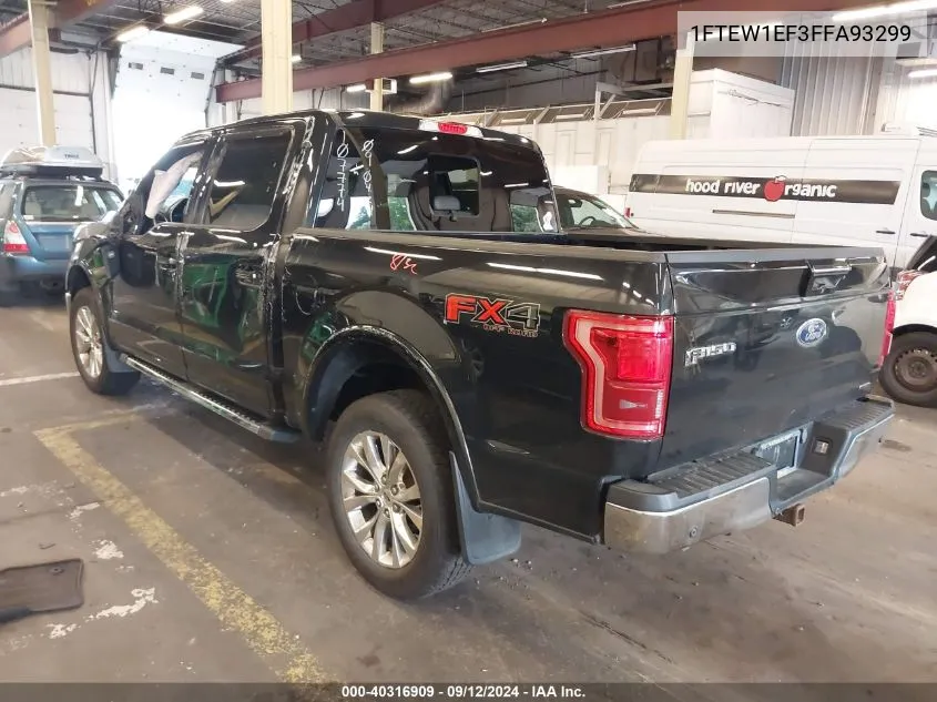 1FTEW1EF3FFA93299 2015 Ford F-150 Supercrew