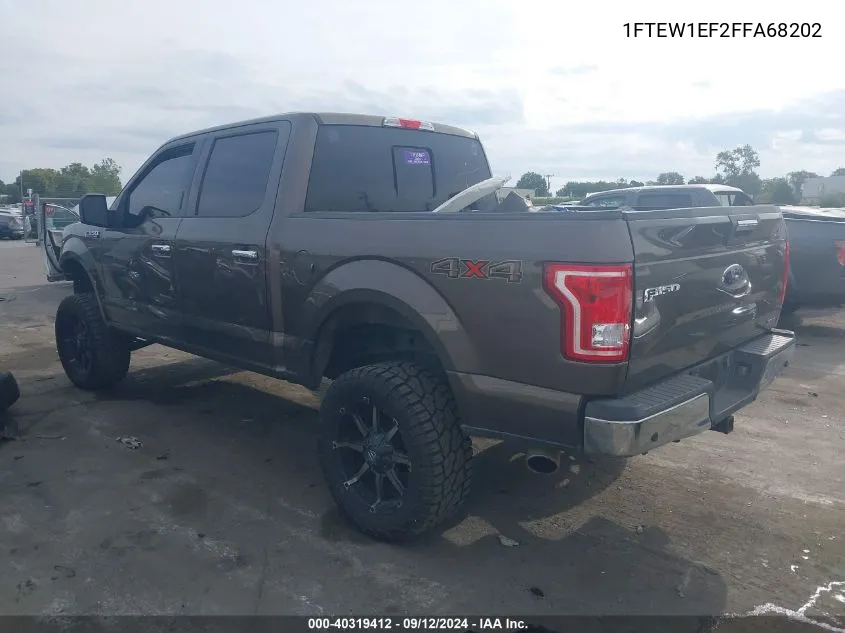 1FTEW1EF2FFA68202 2015 Ford F-150 Supercrew