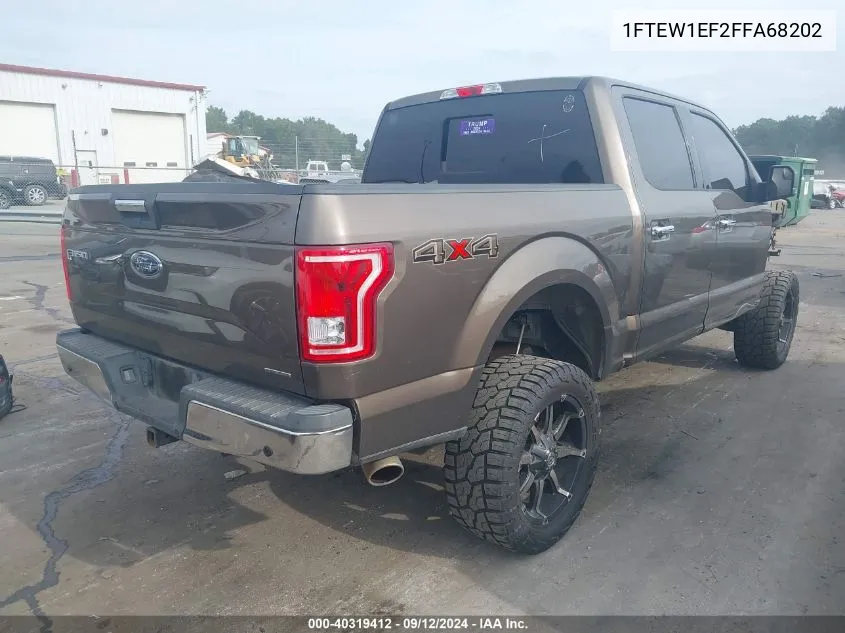 1FTEW1EF2FFA68202 2015 Ford F-150 Supercrew