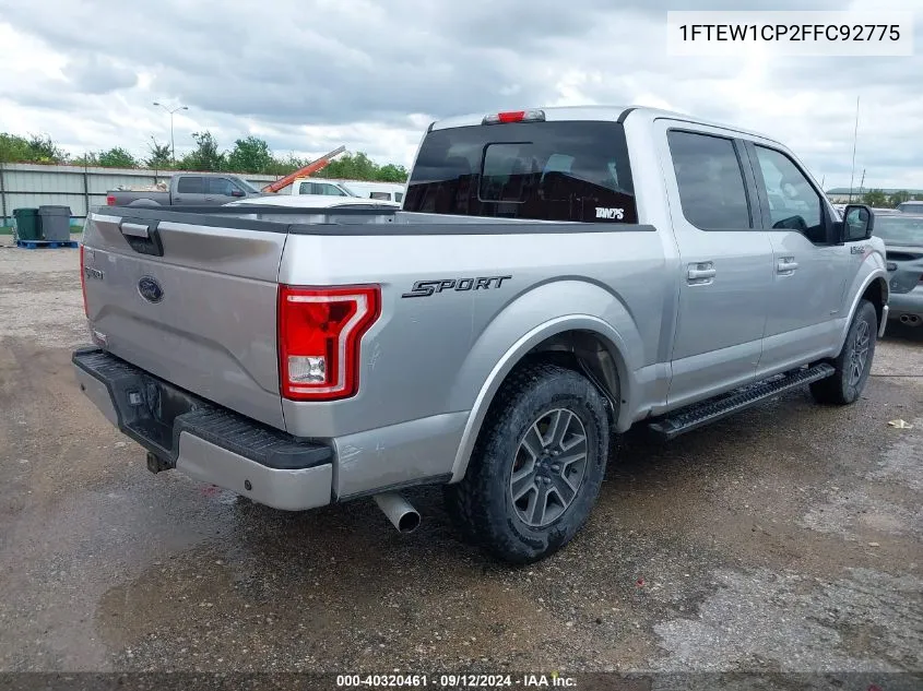 1FTEW1CP2FFC92775 2015 Ford F-150 Xlt