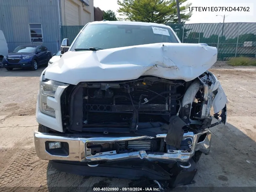 1FTEW1EG7FKD44762 2015 Ford F-150 Lariat