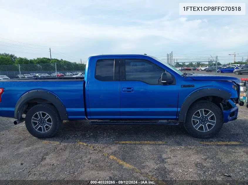 1FTEX1CP8FFC70518 2015 Ford F-150 Super Cab