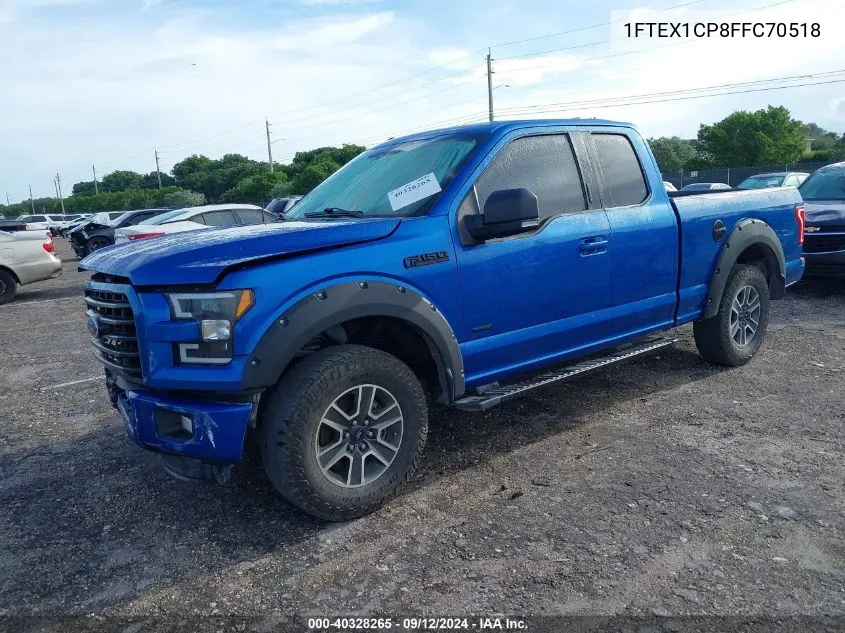 1FTEX1CP8FFC70518 2015 Ford F-150 Super Cab