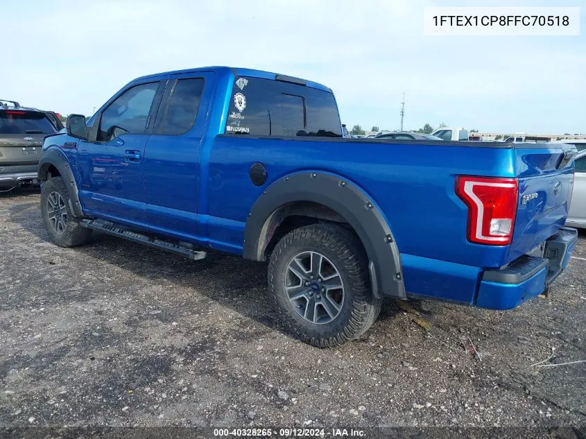 1FTEX1CP8FFC70518 2015 Ford F-150 Super Cab