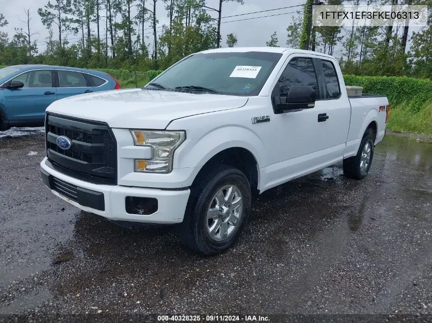 1FTFX1EF3FKE06313 2015 Ford F150 Super Cab